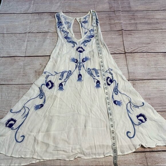 Free People White Adelaide Festival Slip Dress Size Xs - Picture 11 of 13